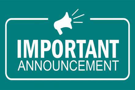 Important Announcement Notice