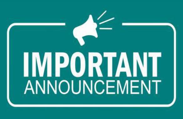 Important Announcement Notice